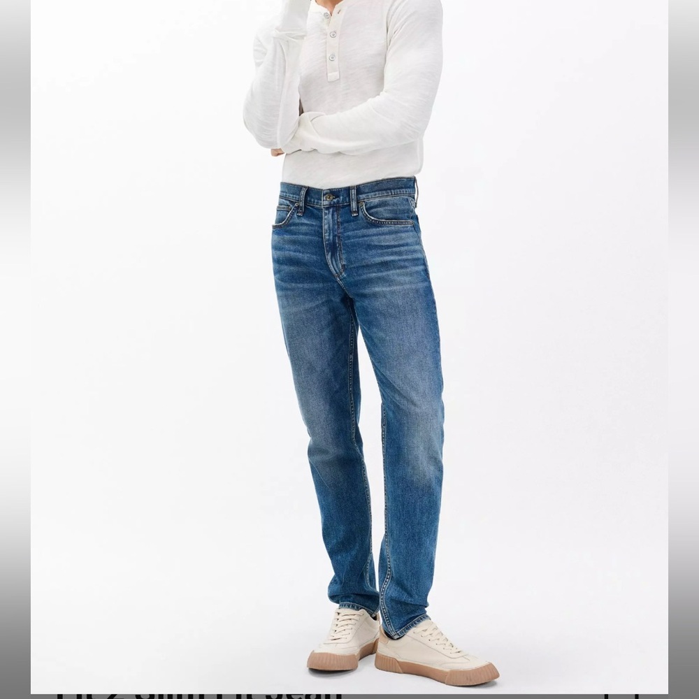 Rag & Bone Fit 2 Slim Mens Classic Blue Denim Jeans Sz 31/32